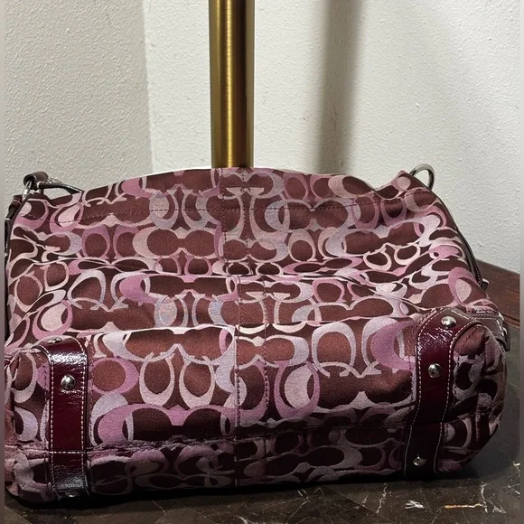 Stylish Brown and Pink Women's Bag - Picture 4 of 6